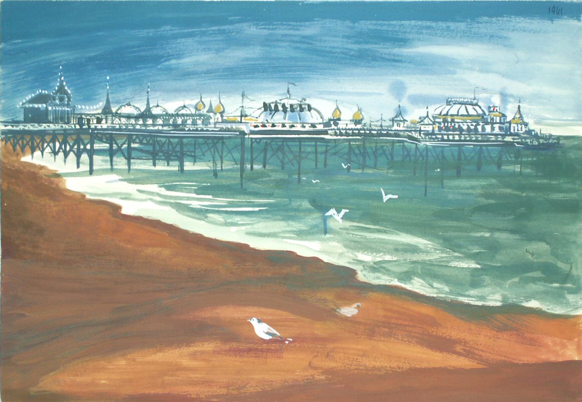Watercolour - West Pier, Brighton